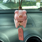 Car Air Vent Perfume Clip Cartoon Pig Resin