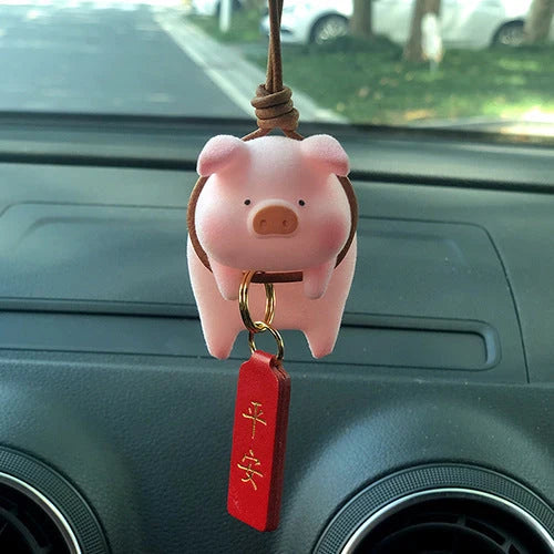 Car Air Vent Perfume Clip Cartoon Pig Resin