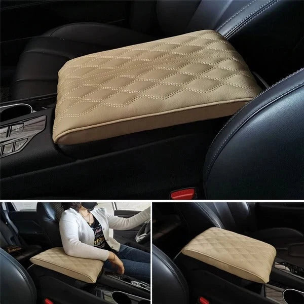 Car Armrest Cushion Memory Foam & Waterproof Microfiber