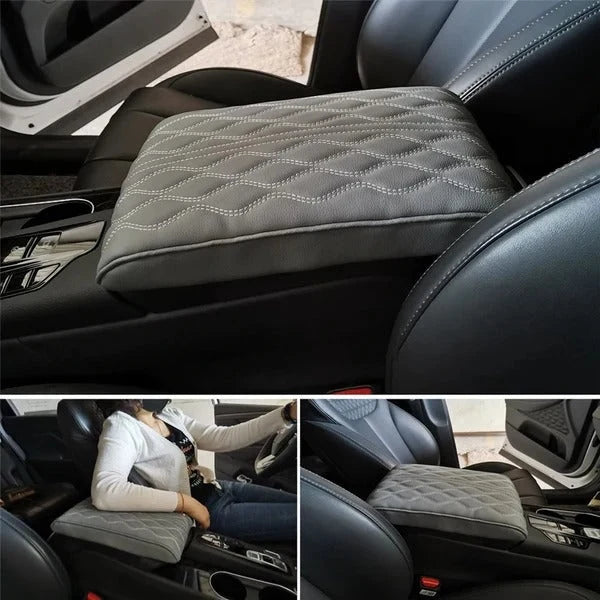 Car Armrest Cushion Memory Foam & Waterproof Microfiber
