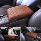 Car Armrest Cushion Memory Foam & Waterproof Microfiber