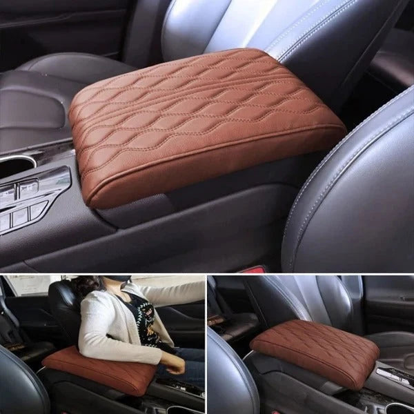 Car Armrest Cushion Memory Foam & Waterproof Microfiber