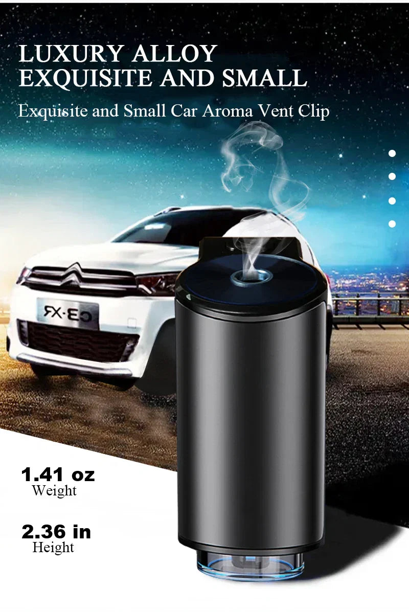 Car Aroma Diffuser USB-Powered Vent Clip Humidifying Mist