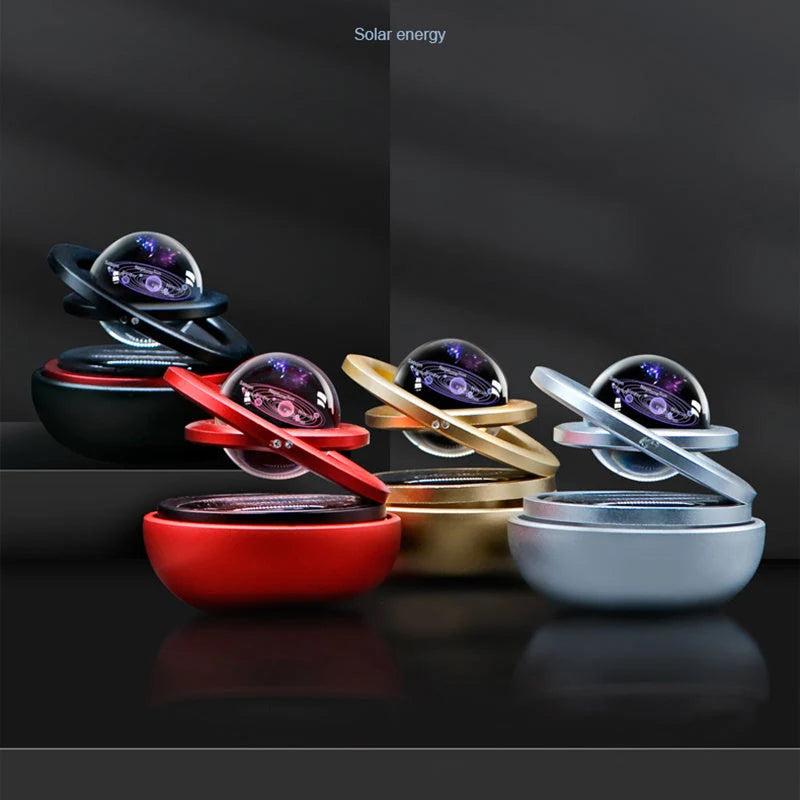 Car Aromatherapy Diffuser Solar-Powered Long-Lasting Metal