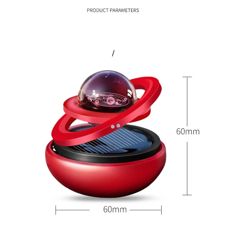 Car Aromatherapy Diffuser Solar-Powered Long-Lasting Metal
