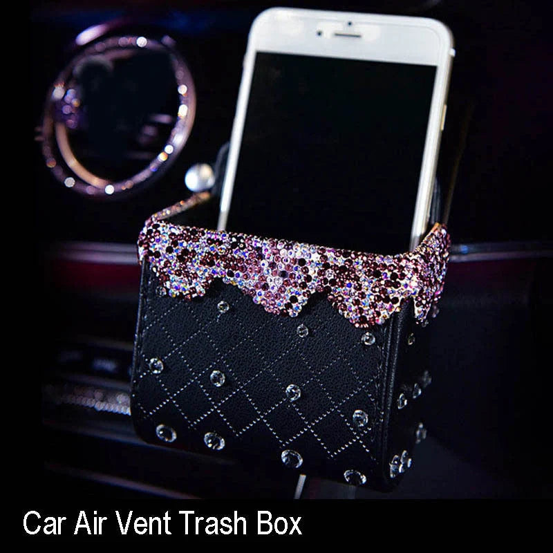 Car Aromatherapy Pendant Crystal Diamond Finish Odor-Eliminating & Mosquito-Repellent