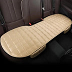 Car Backseat Cushion Full-Cover Plush Foam Non-Slip Backing