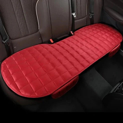 Car Backseat Cushion Full-Cover Plush Foam Non-Slip Backing