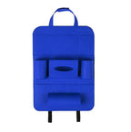 Car Backseat Organizer Wool Felt Multi-Pocket Adjustable Straps
