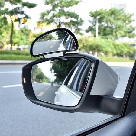Car Blind Spot Mirror 360-Degree Adjustable & 3M Adhesive