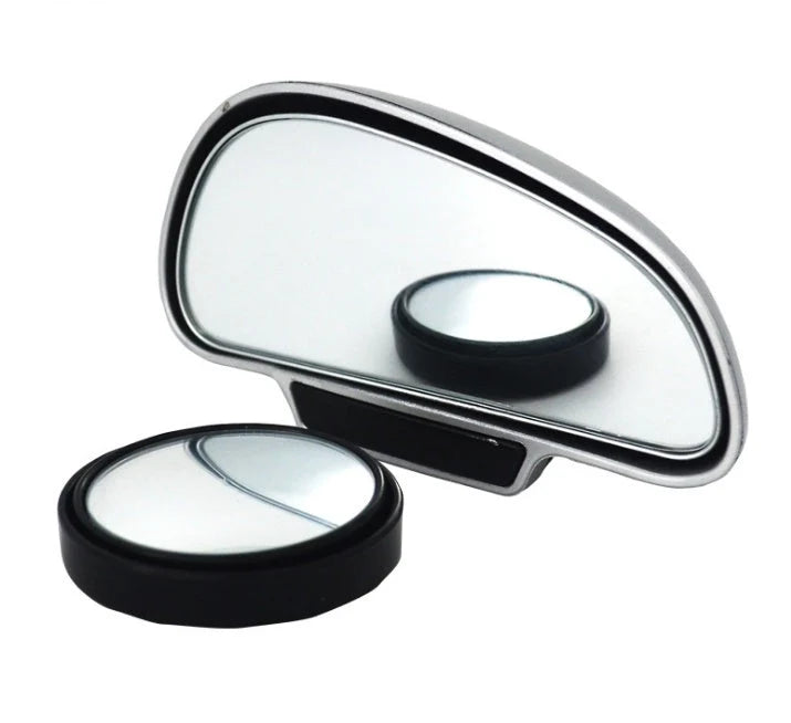 Car Blind Spot Mirror 360-Degree Adjustable & 3M Adhesive