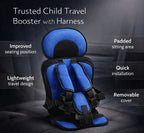 Car Booster Seat Backless Foldable 5-Point Harness