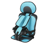 Car Booster Seat Foldable Built-In 5-Point Harness Washable Cover