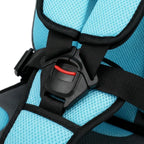 Car Booster Seat Foldable Built-In 5-Point Harness Washable Cover