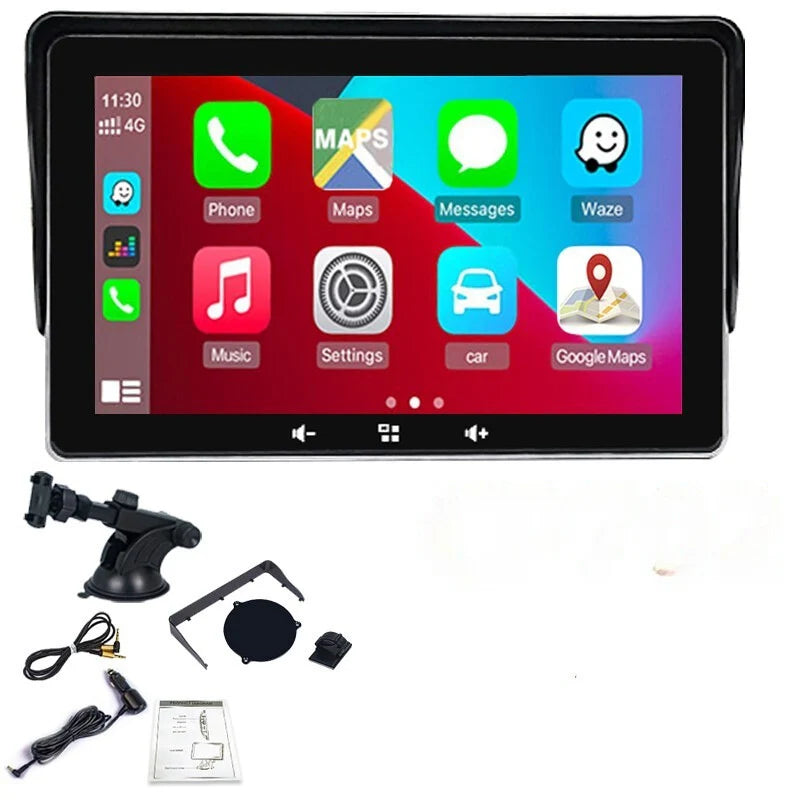 Car Ceiling Monitor 7-Inch Wireless Mirroring & Reverse Video