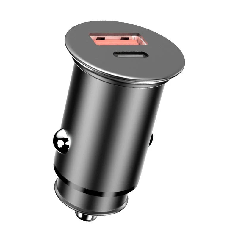 Car Charger 67.5W Dual USB-C & USB-A Zinc Alloy