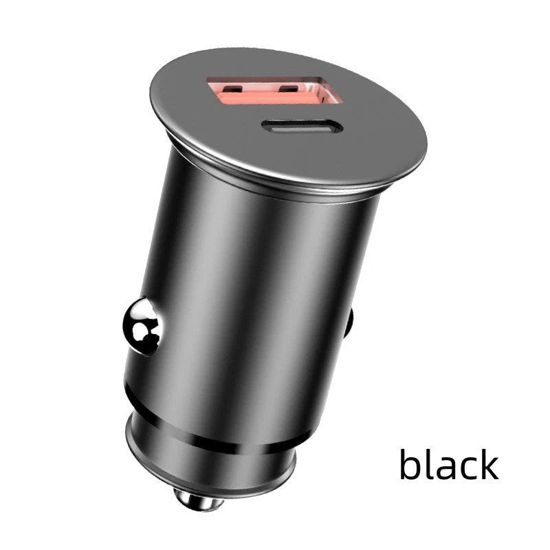 Car Charger 67.5W Dual USB-C & USB-A Zinc Alloy