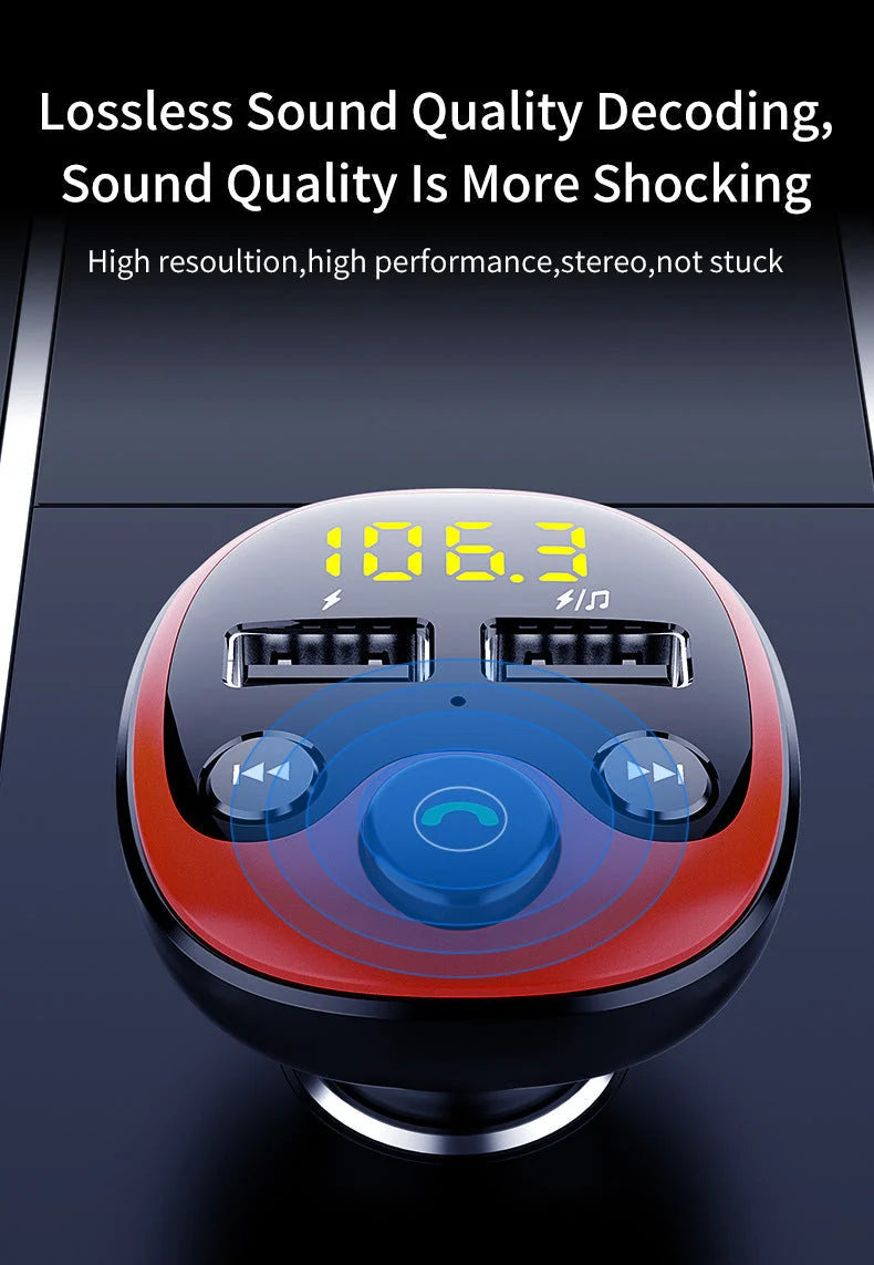 Car Charger Dual USB Bluetooth & Hands-Free 3.1A