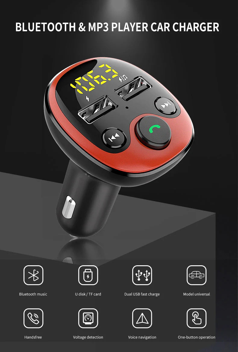 Car Charger Dual USB Bluetooth & Hands-Free 3.1A