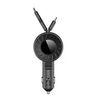 Car Charger Retractable 3-In-1 Fast Charging