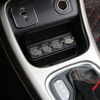 Car Coin Holder Slim Snap Closure Scratch-Resistant Plastic
