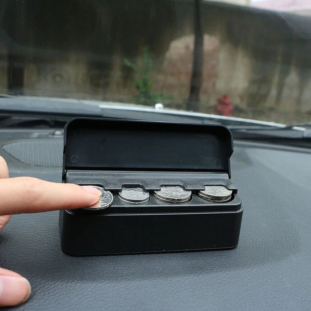 Car Coin Holder Snap Closure & Quick Release