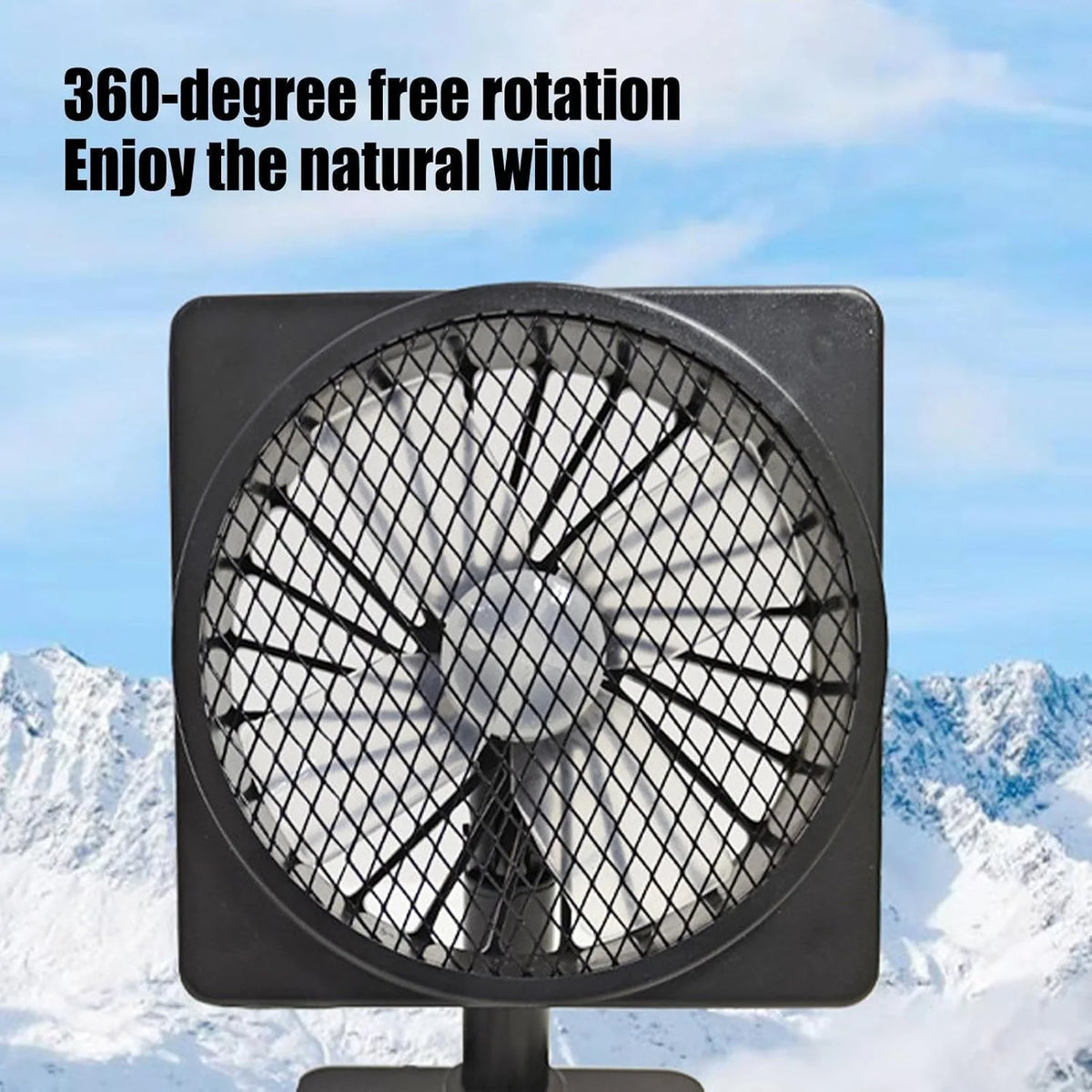 Car Cooling Fan Dual Pack 360-Degree USB-Powered