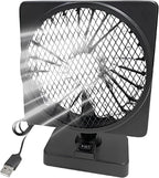 Car Cooling Fan Dual Pack 360-Degree USB-Powered