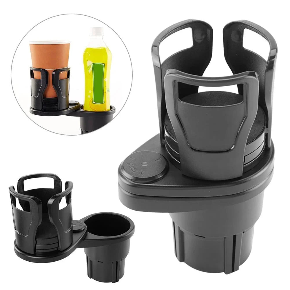 Car Cup Holder Expander 360° Rotating Adjustable Arms