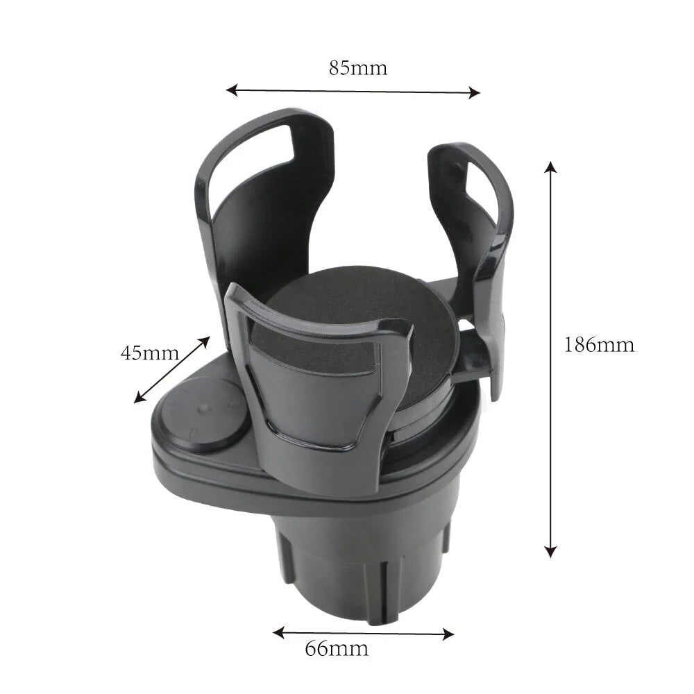 Car Cup Holder Expander 360° Rotating Adjustable Arms
