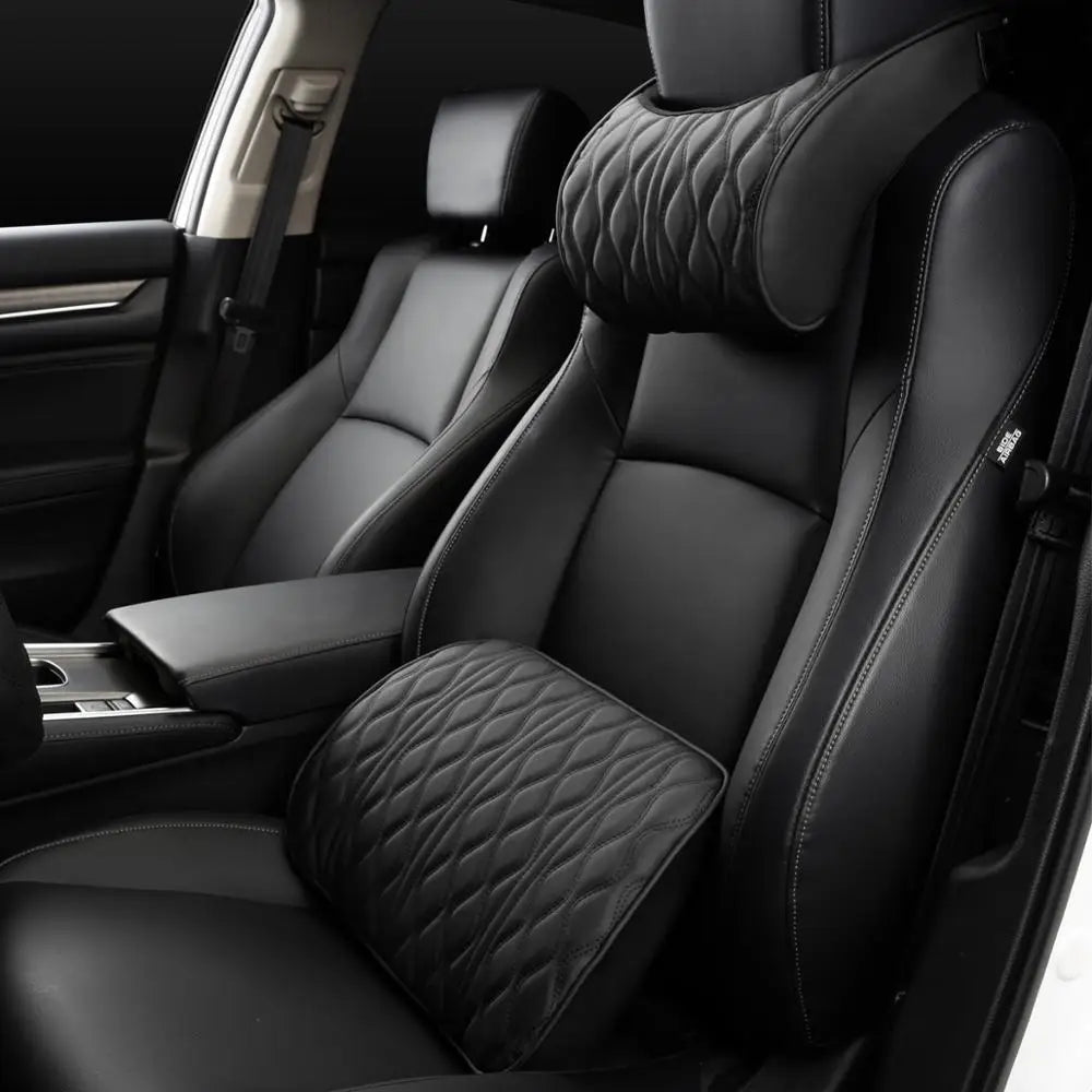 Car Cushion Set Neck & Back Memory Foam Support