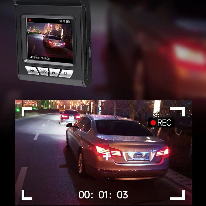 Car Dash Cam 1080P Night Vision & Motion Detection
