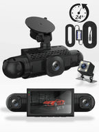 Car Dash Camera 360 Degree Panoramic Four HD Cameras Night Vision