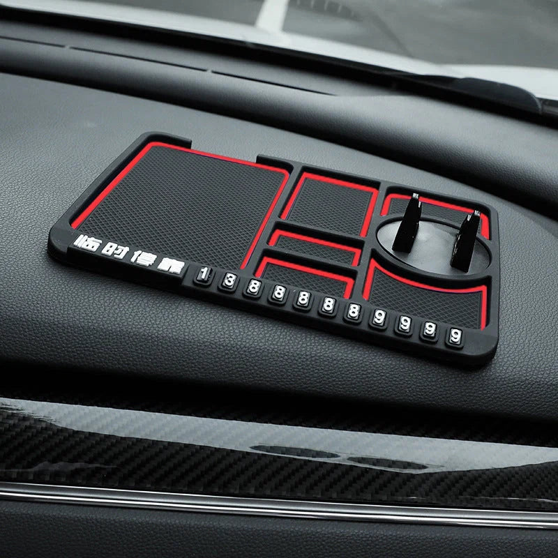 Car Dashboard Mat Non-Slip PVC Universal Fit