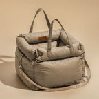 Car Dog Bed Water-Resistant Faux Leather Non-Slip Base