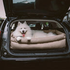 Car Dog Bed Water-Resistant Faux Leather Non-Slip Base