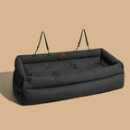 Car Dog Bed Water-Resistant Faux Leather Non-Slip Base