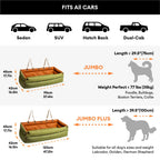 Car Dog Bed Water-Resistant Faux Leather Non-Slip Base