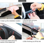 Car Door Sealing Strip Noise-Reducing Waterproof Self-Adhesive