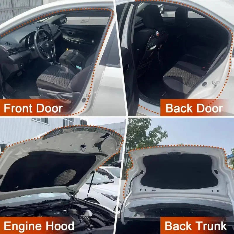 Car Door Sealing Strip Noise-Reducing Waterproof Self-Adhesive