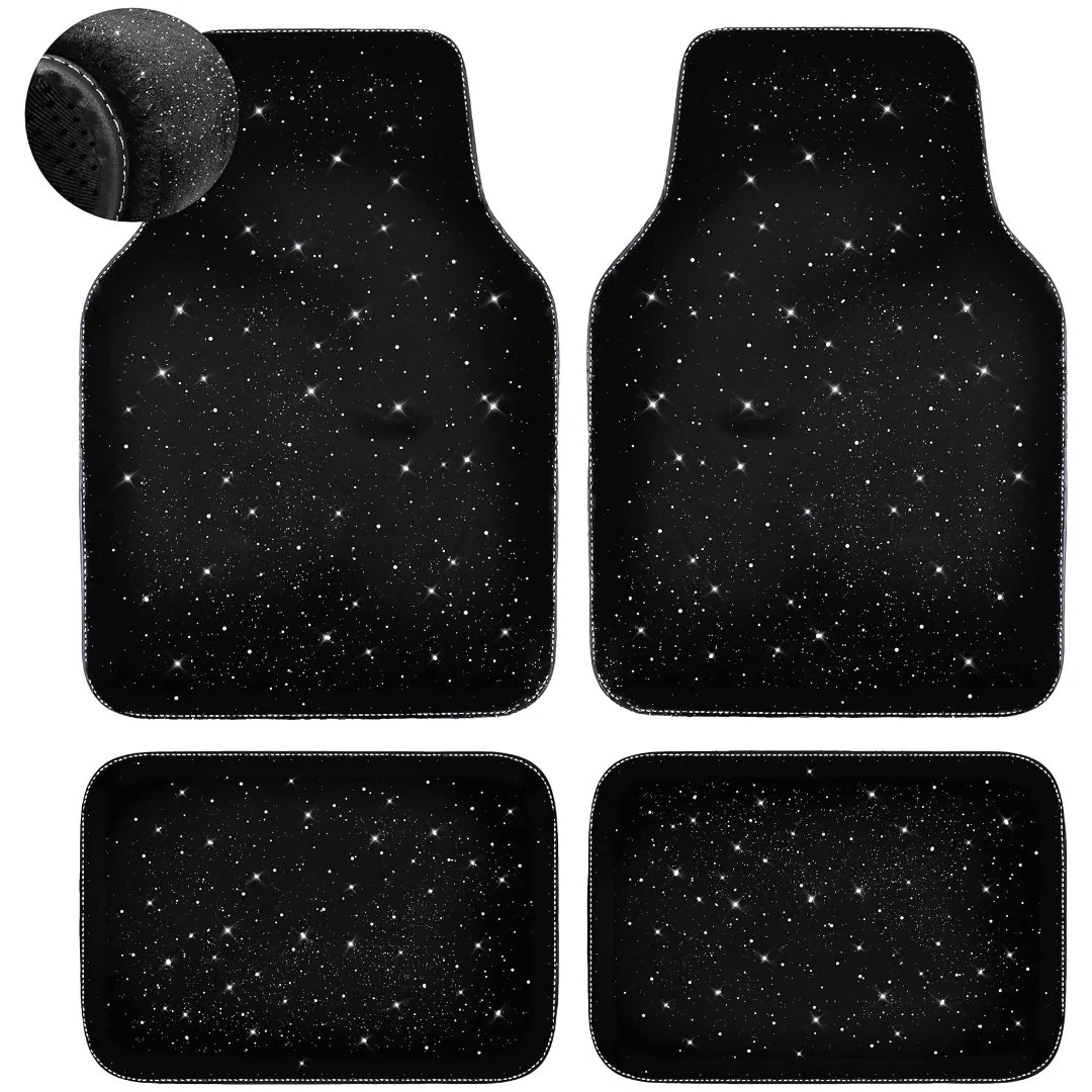 Car Floor Mats Starry Sky LED Universal Fit