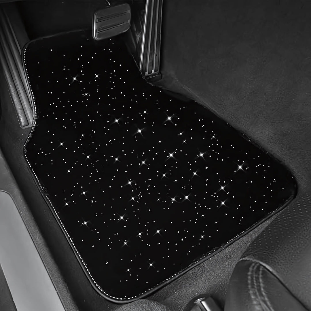 Car Floor Mats Starry Sky LED Universal Fit