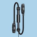 Car Headrest Fan Dual-Head 360° Rotation USB Powered