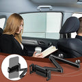 Car Headrest Tablet Holder Telescopic Arm & 360° Swivel