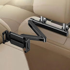 Car Headrest Tablet Holder Telescopic Arm & 360° Swivel