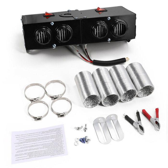 Car Heater 12V Rapid Defrosting Four Vents