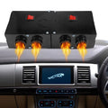 Car Heater 12V Rapid Heat & Defrost Four Vents