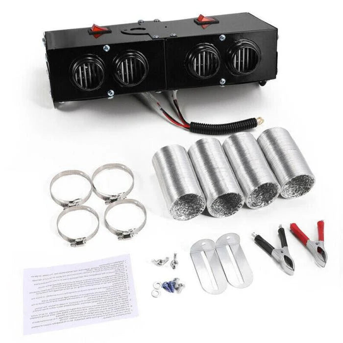 Car Heater 500W Fast Defrost & Adjustable Airflow