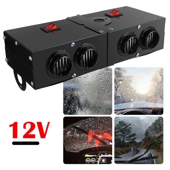 Car Heater 500W Fast Defrost & Adjustable Airflow