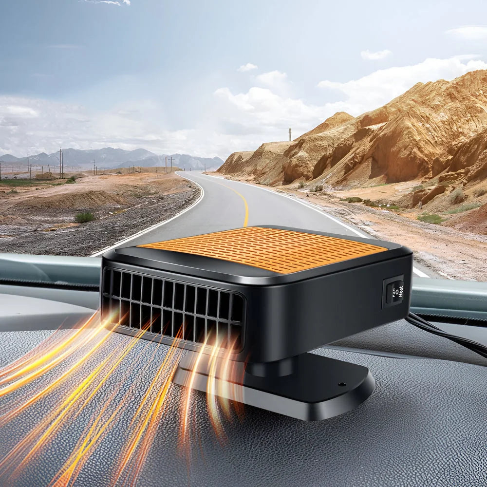 Car Heater Fast Defrosting 360° Swivel Silent Operation